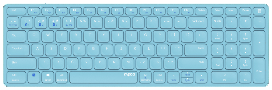 E9700M Büro Tastatur (Blau) 