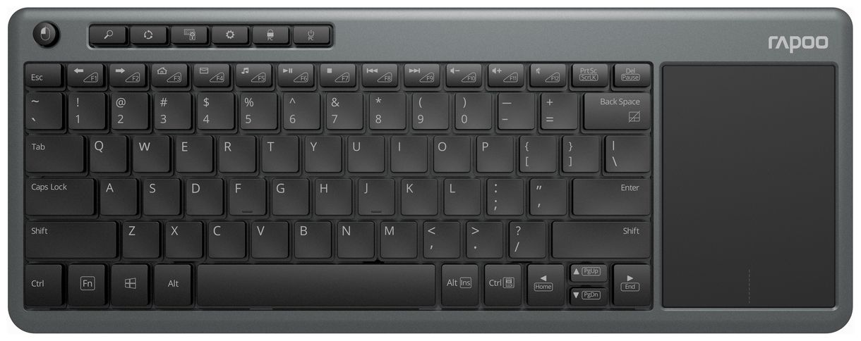 K2600 TV Tastatur (Schwarz, Grau) 