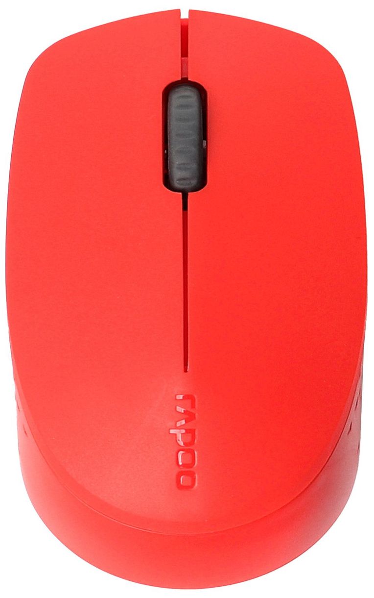 M100 Silent 1000 DPI Büro Maus Optisch (Rot) 
