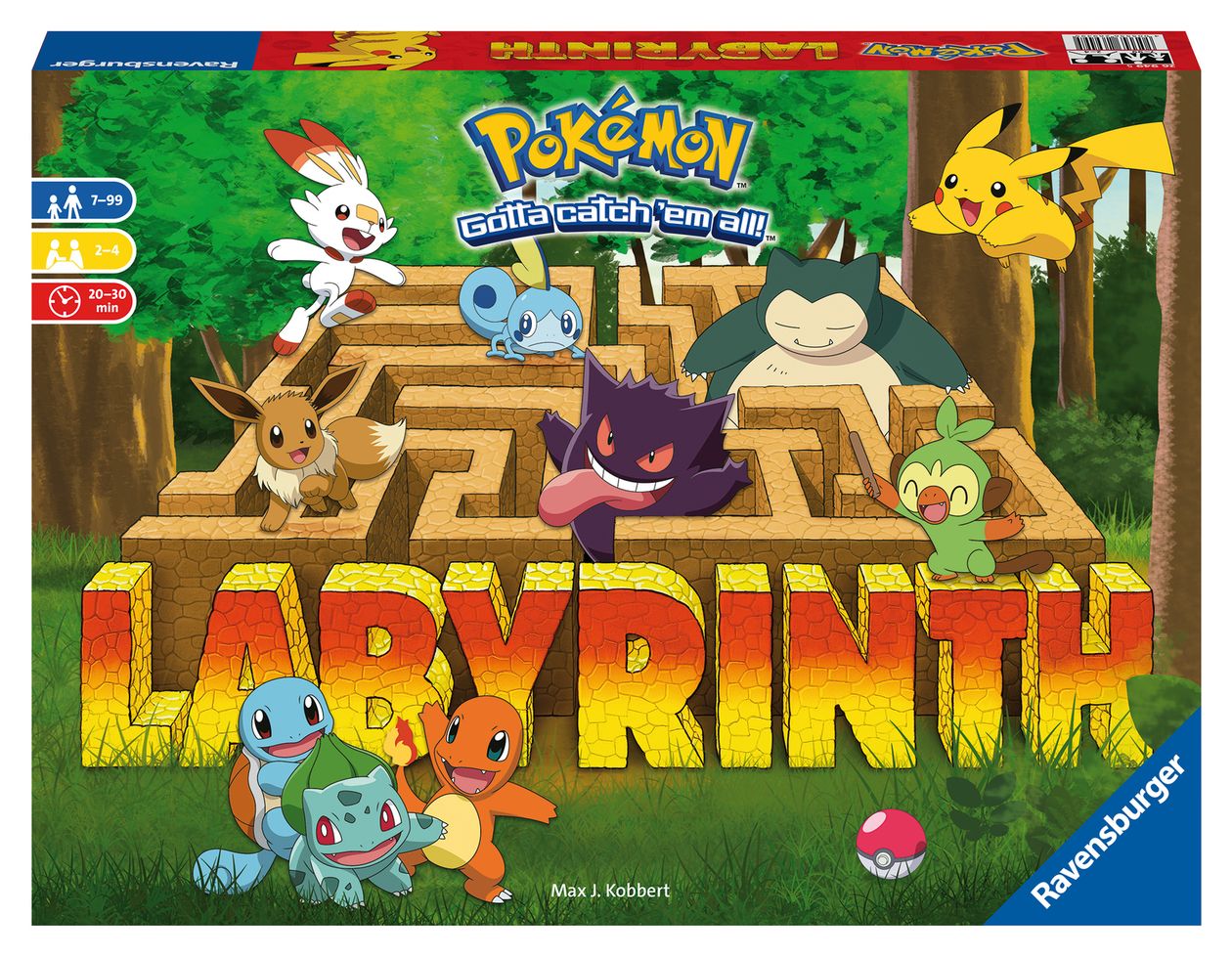 Labyrinth Pokémon Brettspiel bis zu 4 Spielern ab 7 Jahr(e) 