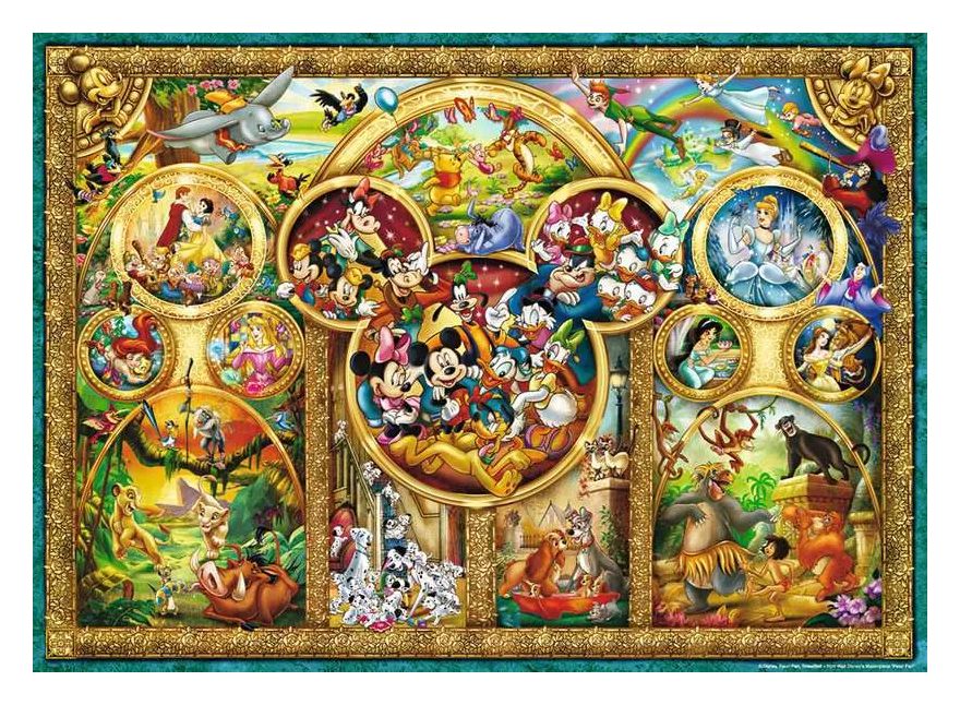Puzzle Die schönsten Disney Themen -1000 Teile 