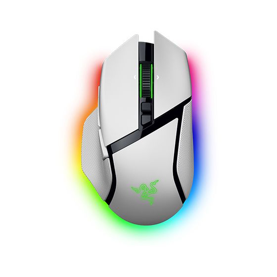 Basilisk V3 Pro 35000 DPI Gaming Maus Optisch  (Weiß) 