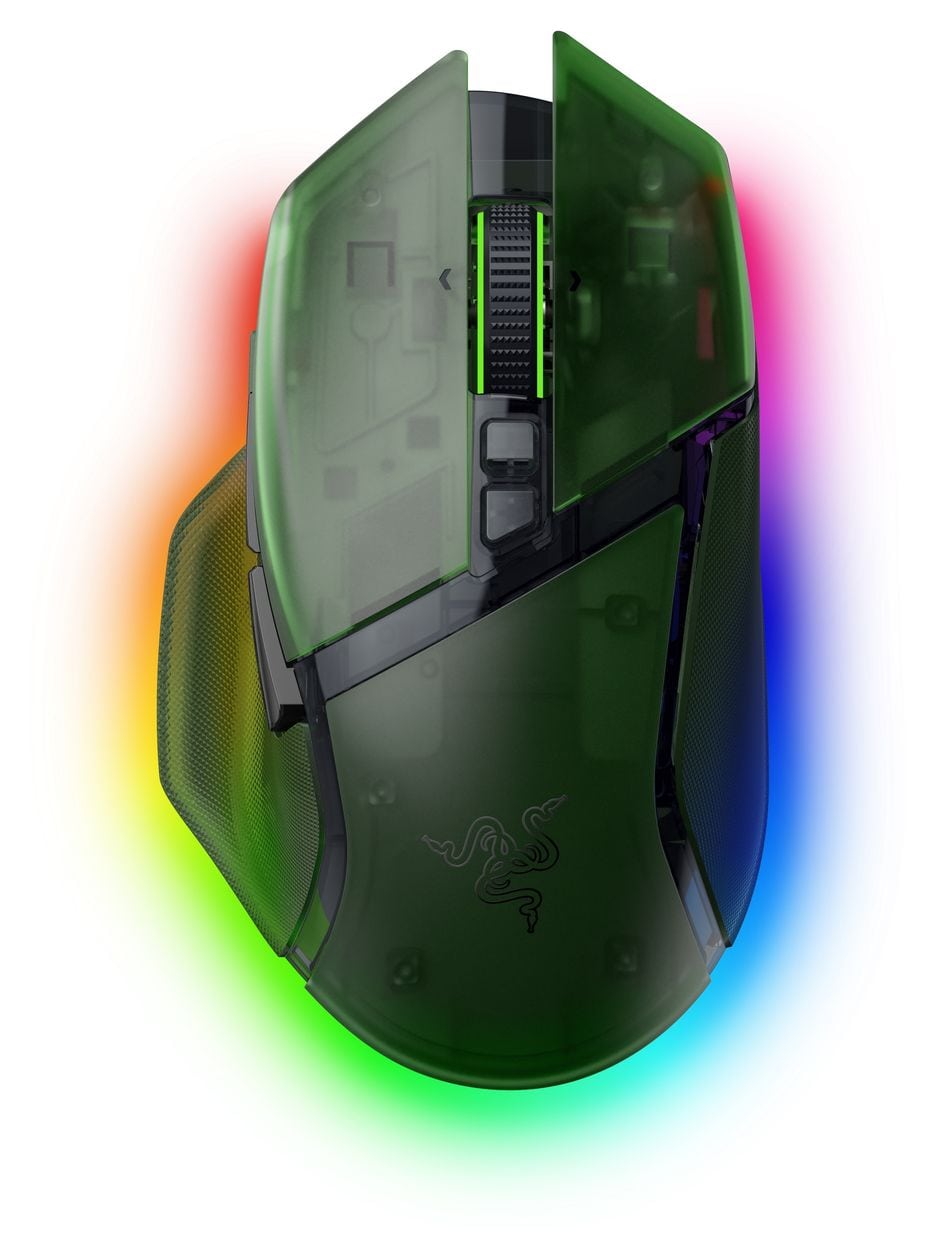 Basilisk V3 Pro 35000 DPI Gaming Maus Optisch  (Grün) 