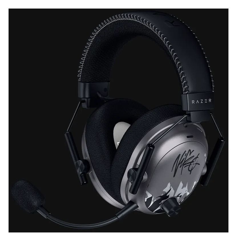 Blackshark V3 Pro Niko Edition Over Ear Bluetooth Kopfhörer kabelgebunden&kabellos USB Typ-C  (Grau) 