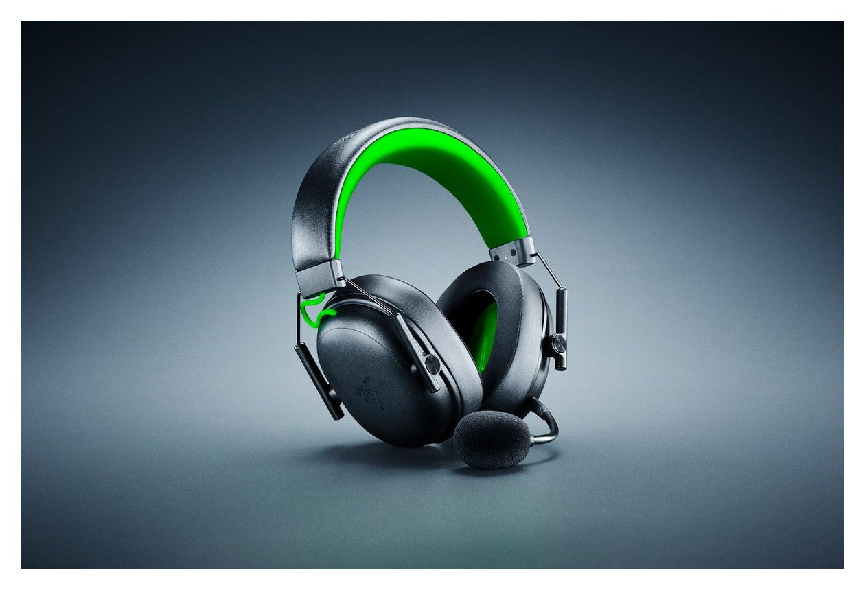 BlackShark V3 X HyperSpeed Over Ear Bluetooth Kopfhörer kabelgebunden&kabellos 70 h Laufzeit USB Typ-A  (Schwarz, Grün) 