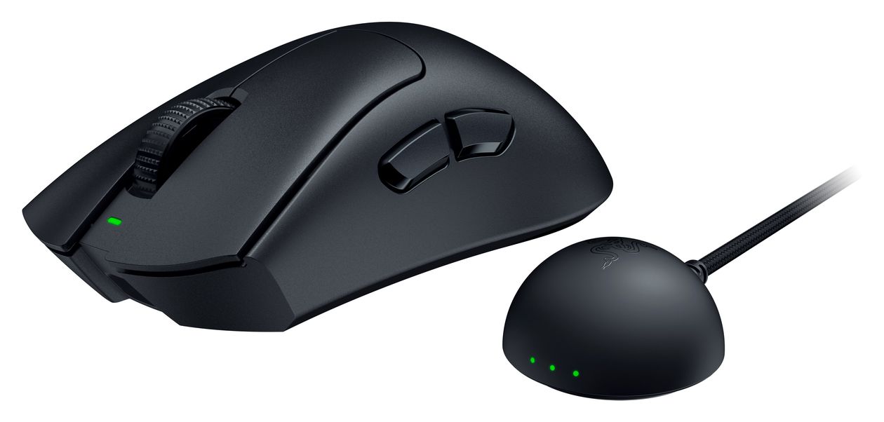 DeathAdder V4 Pro 45000 DPI Gaming Maus Optisch  (Schwarz) 