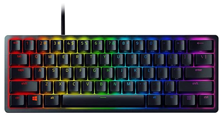 Huntsman Mini RGB-LED Gaming Tastatur (Schwarz) 