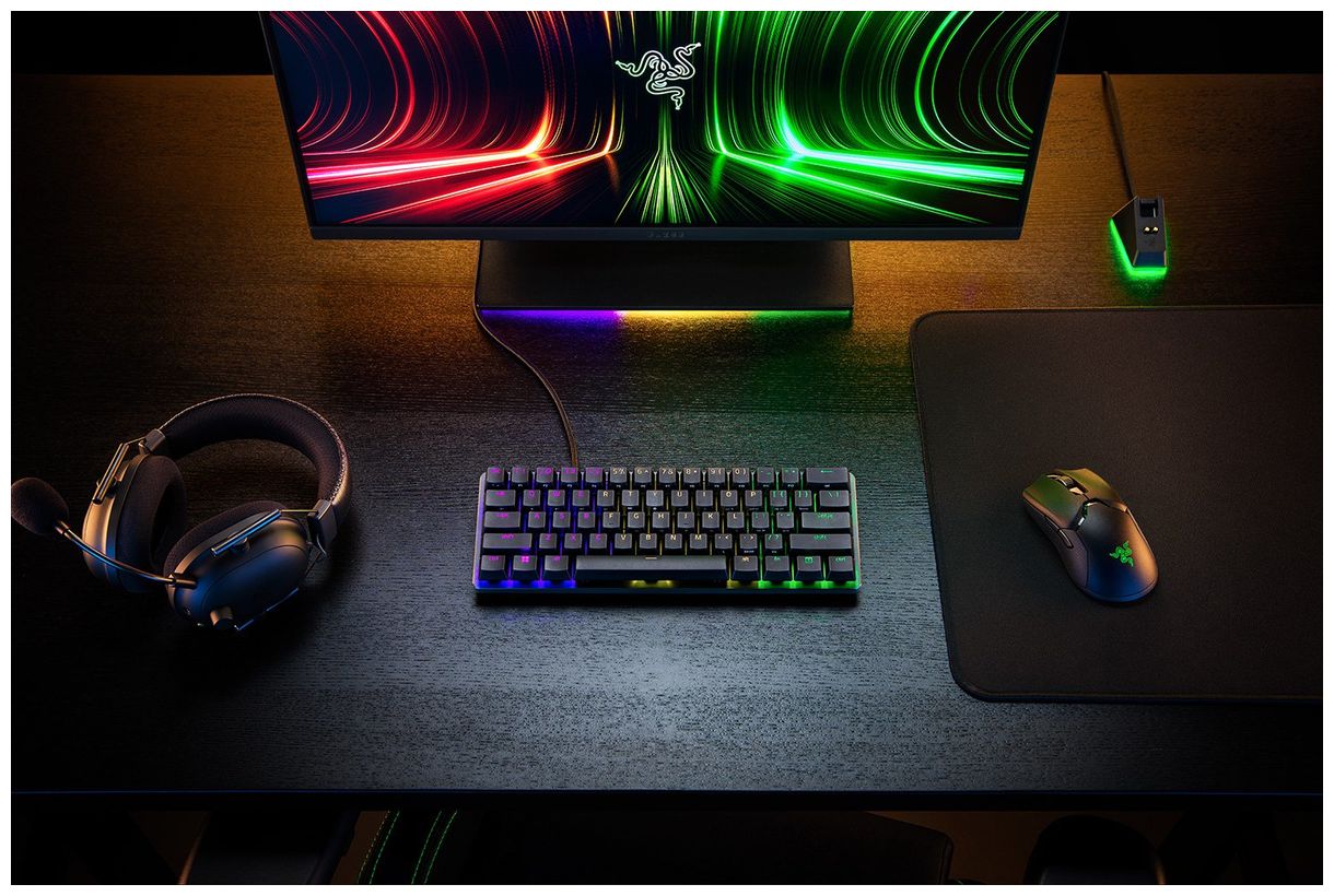 Huntsman Mini RGB-LED Gaming Tastatur (Schwarz) 