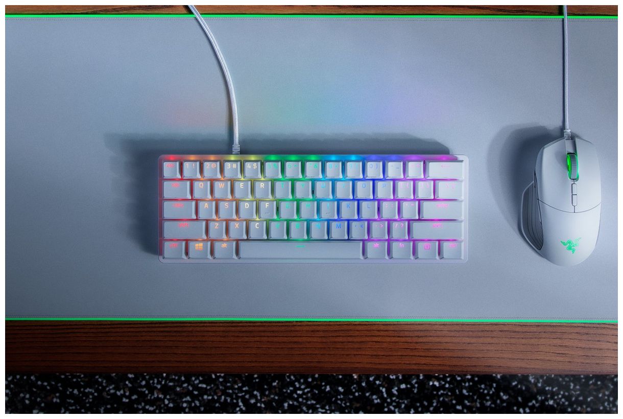 Huntsman Mini RGB-LED Gaming Tastatur (Weiß) 