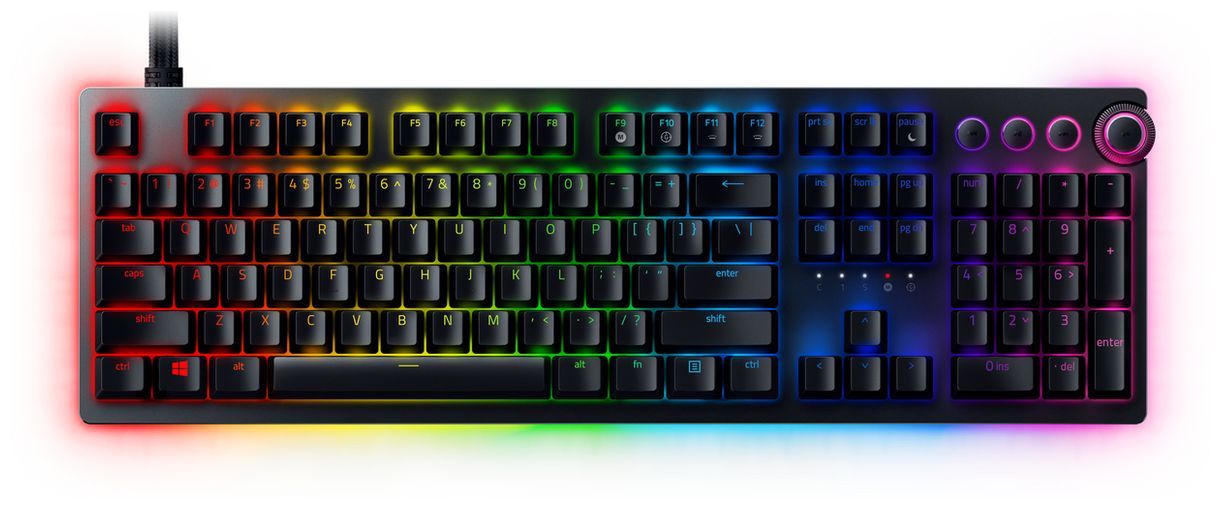 Huntsman V2 Analog RGB-LED Gaming Tastatur (Schwarz) 