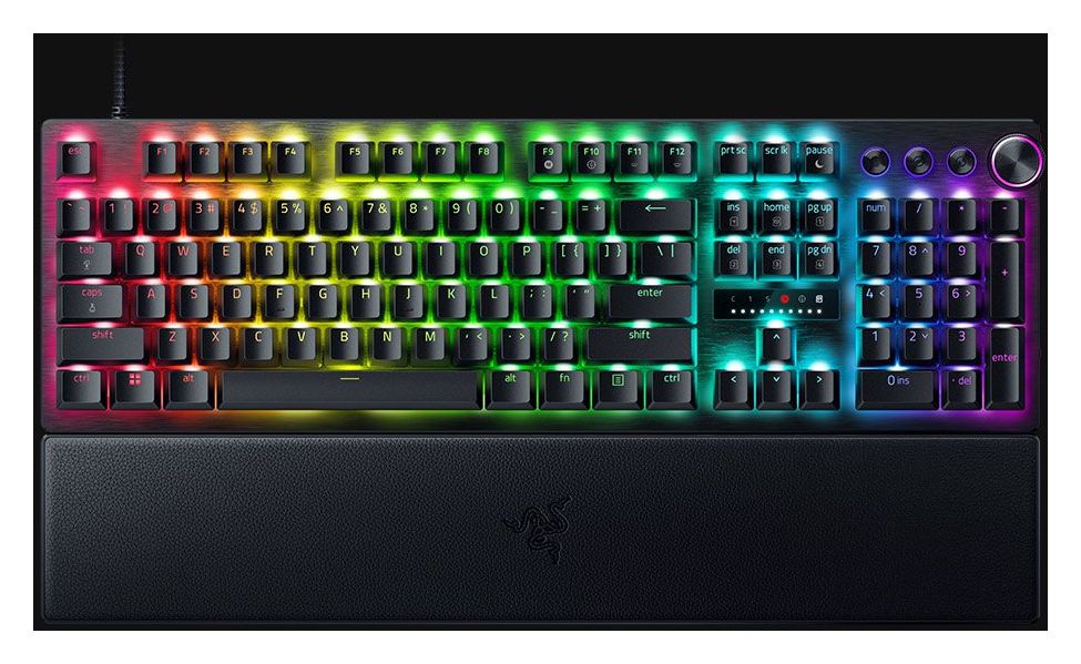 Huntsman V3 Pro RGB-LED Gaming Tastatur USB (Schwarz) 