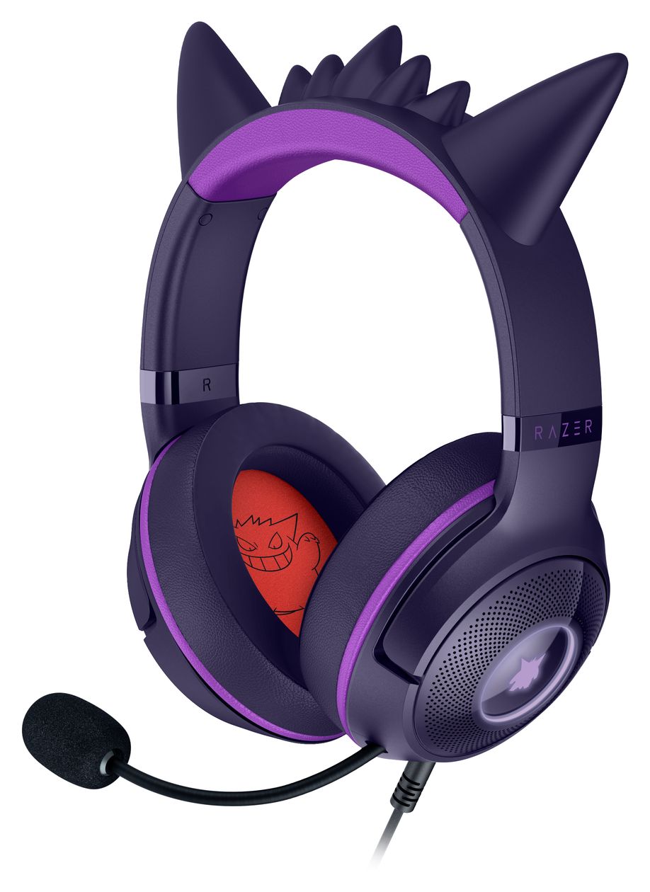Kraken Kitty V2 - Pokemon Gengar Ed. Over Ear Kopfhörer Kabelgebunden USB Typ-A  (Pink) 