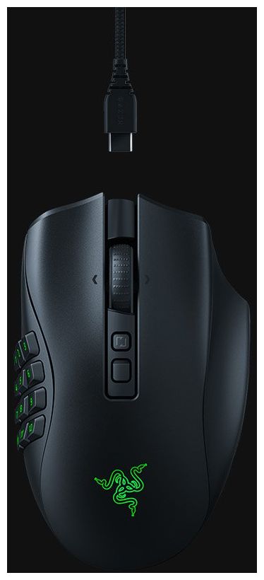 Naga V2 Pro 30000 DPI Gaming Maus Optisch (Schwarz) 