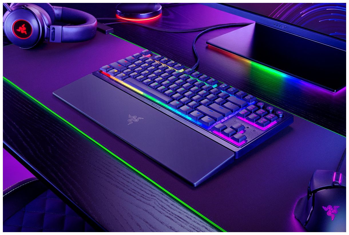 Ornata V3 Tenkeyless RGB-LED Gaming Tastatur (Schwarz) 