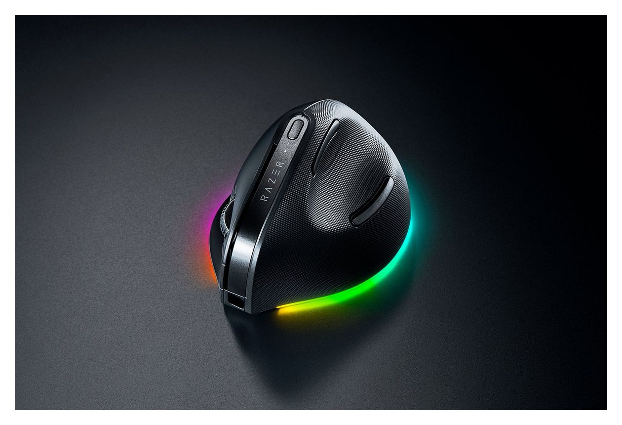 Pro Click V2 Vertical 30000 DPI Universal Maus Optisch  (Schwarz) 