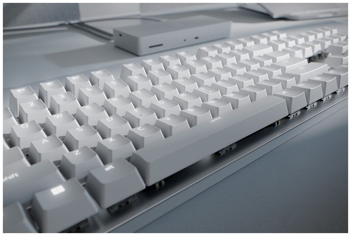 Pro Type Ultra LED Büro Tastatur (Weiß) 