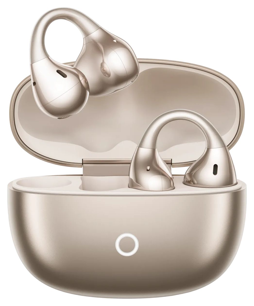 Buds Clip In-Ear Bluetooth Kopfhörer kabellos 7 h Laufzeit IP55 USB Typ-C  (Gold) 