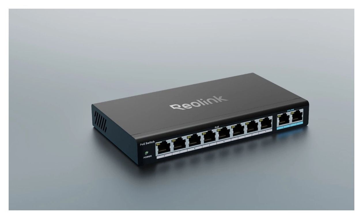 8 PORT POE SWITCH 120W 