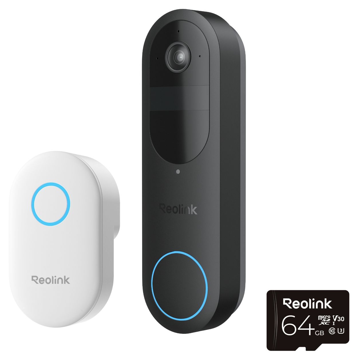 D340B Video Doorbell  Wlan  (Schwarz) 