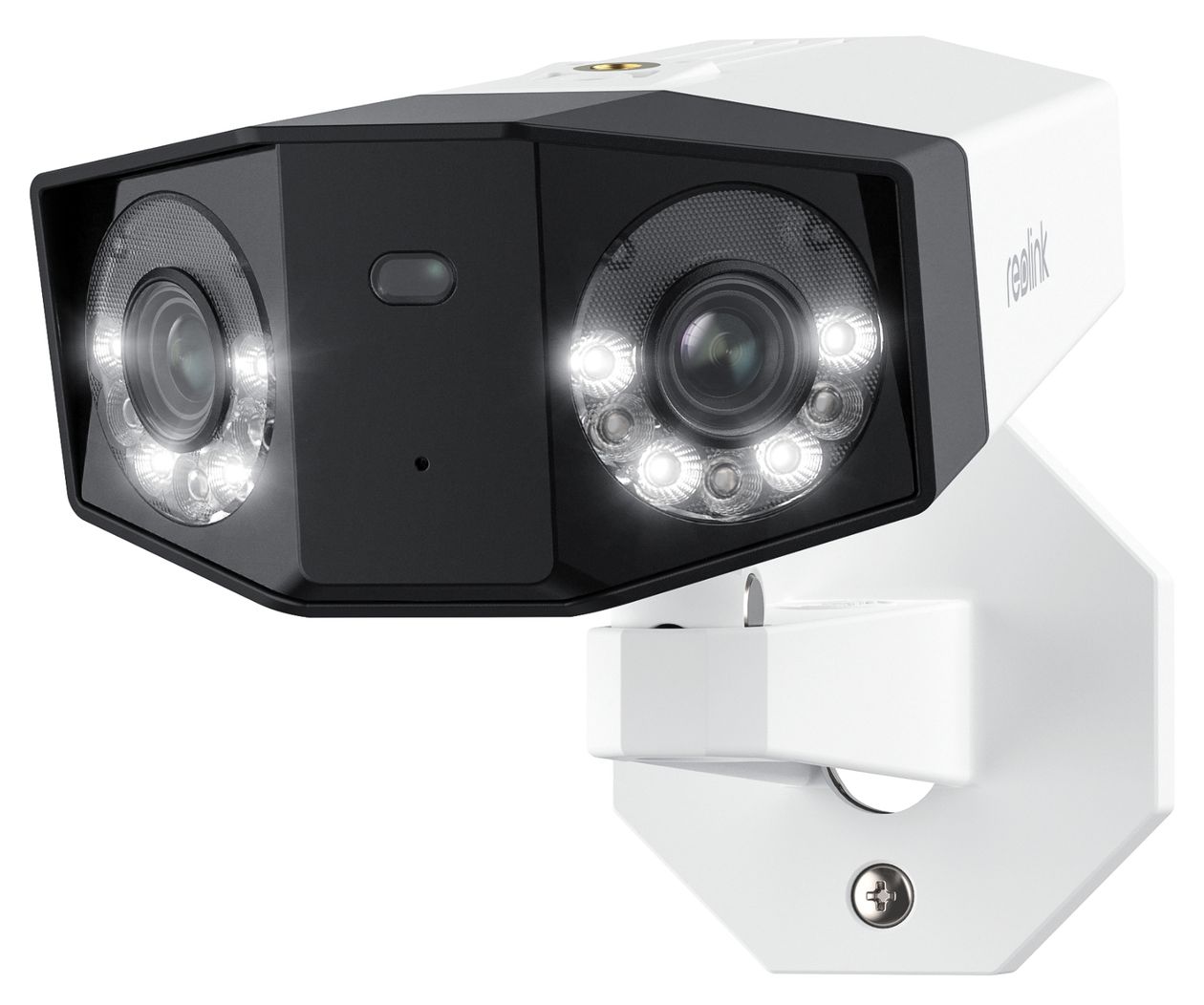 Duo Series P730 4608 x 1728 Pixel IP-Sicherheitskamera IP66 Außen Nachtsicht  (Weiß, Schwarz) 