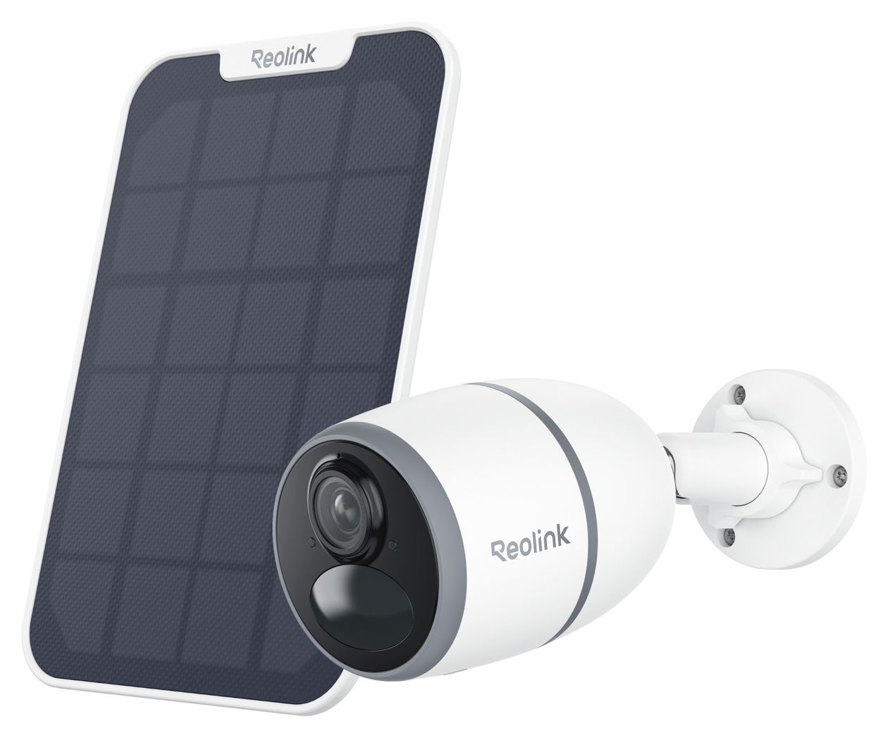 Go Series G330+ Solar Panel 2 2560 x 1440 Pixel IP-Sicherheitskamera IP65 4G Außen Nachtsicht  (Weiß) 