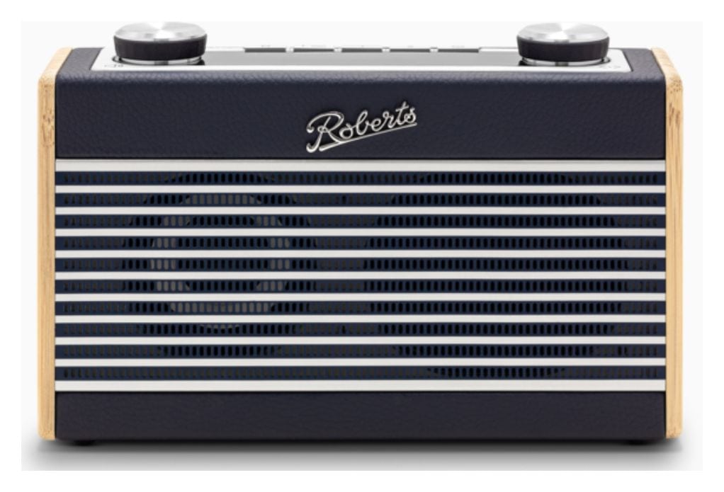 Rambler Uno Bluetooth DAB, DAB+, FM Radio Tragbar  (Bambus, Navy) 