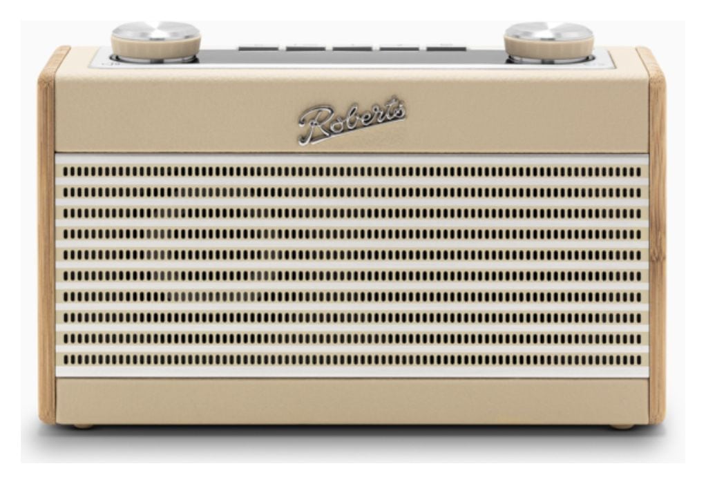 Rambler Uno Bluetooth DAB, DAB+, FM Radio Tragbar  (Bambus, Cremefarben) 