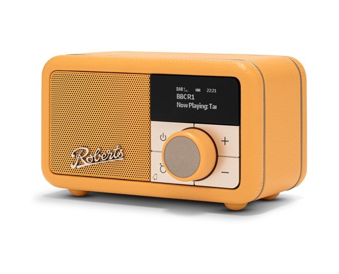 Revival Petite 2 Bluetooth DAB, DAB+, FM Radio Tragbar  (Gelb) 