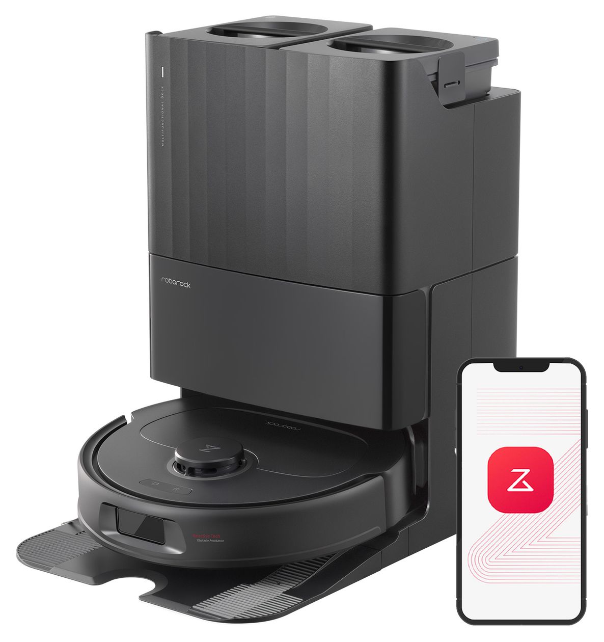 Qrevo Plus Saugroboter nass/trocken 180 min Akku 7000 Pascal Leistung  (Schwarz) 