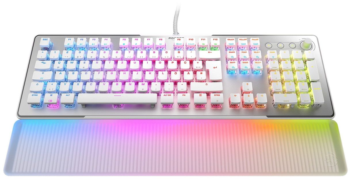 Vulcan II Max RGB-LED Gaming Tastatur (Weiß) 