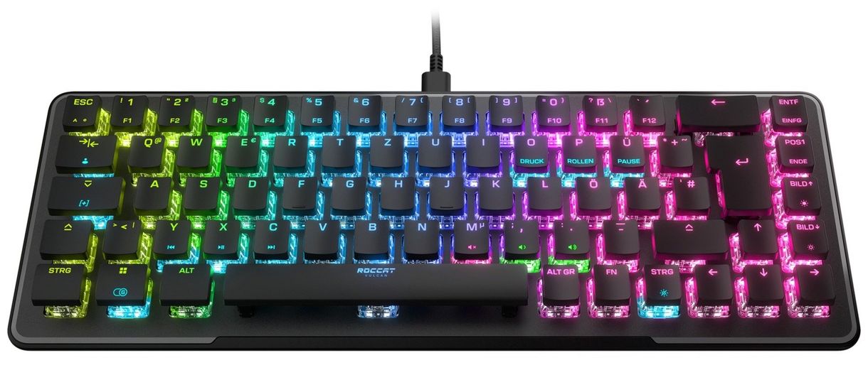 Vulcan II Mini RGB-LED Gaming Tastatur (Schwarz) 