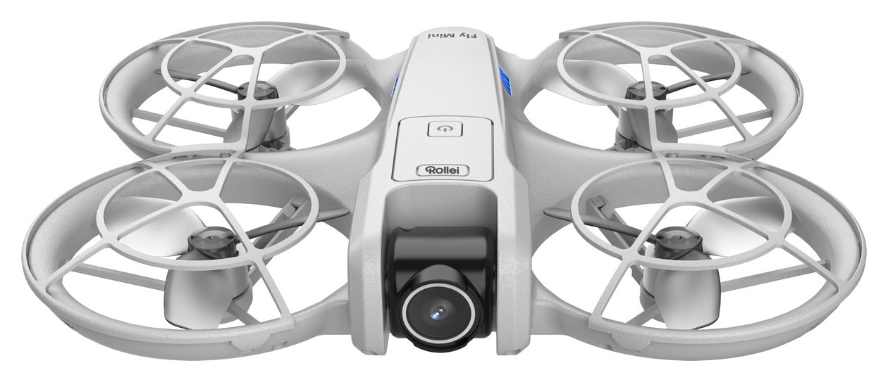 Fly Mini Quadrocopter Multicopter/Drohne Flugzeit: 9 min  (Weiß) 