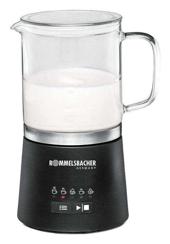 MS625 Milchaufschäumer Automatischer Milchaufschäumer/-wärmer ca. 250 ml  (Schwarz, Edelstahl) 