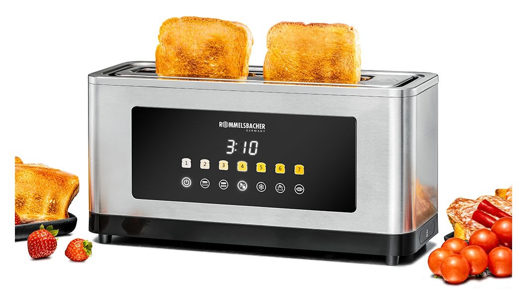 TOL1000 Toaster 2 Scheibe(n) 7 Stufen  (Edelstahl, Schwarz) 