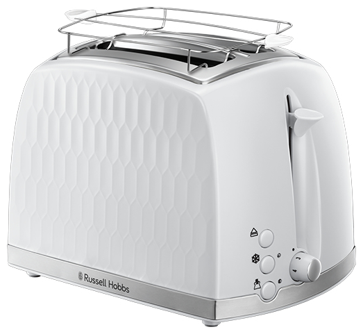 26060-56 Honeycomb Toaster 850 W 2 Scheibe(n) 6 Stufen (Weiß) 