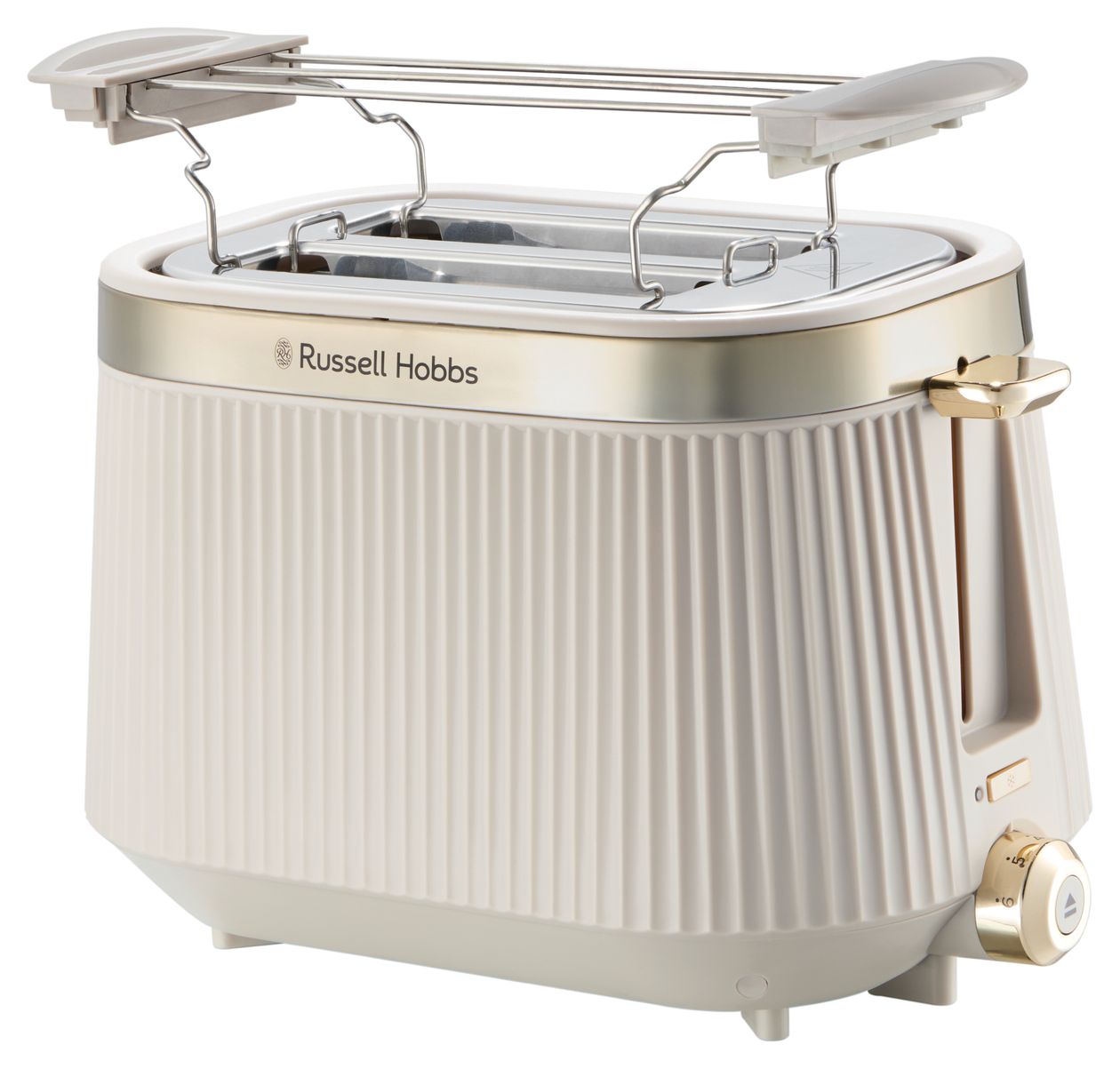 26761-56	Bronte Toaster 980 W 2 Scheibe(n) 6 Stufen  (Gold, Steinfarbe) 