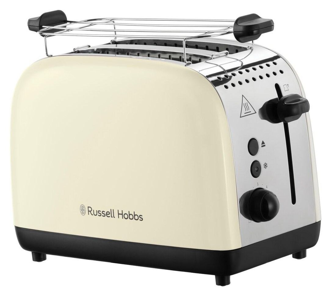 26551-56 Colours Plus 2S Toaster 1600 W 2 Scheibe(n) 6 Stufen (Cremefarben, Silber) 