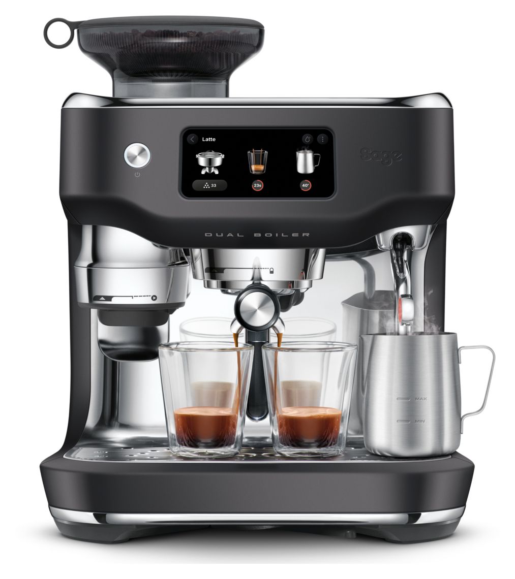 the Oracle Dual Boiler Siebträger Kaffeemaschine 2300 W  (Schwarz) 