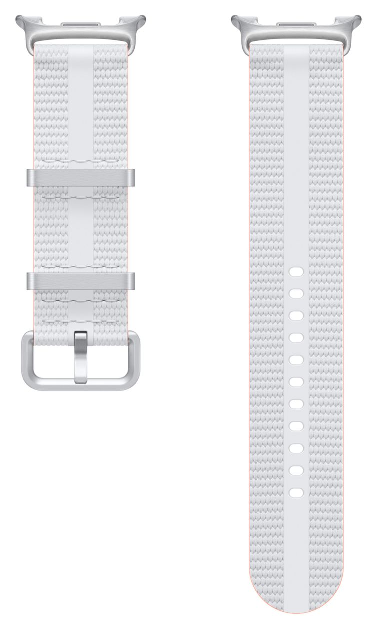 Athleisure Band Armband M/L Samsung Galaxy Watch8 | Watch8 Classic  (Weiß) 