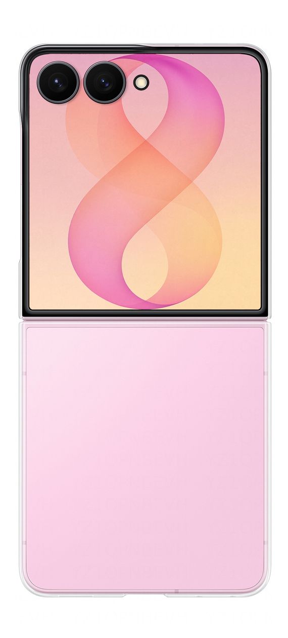 Clear Case Cover für Samsung Z Flip8  (Transparent) 
