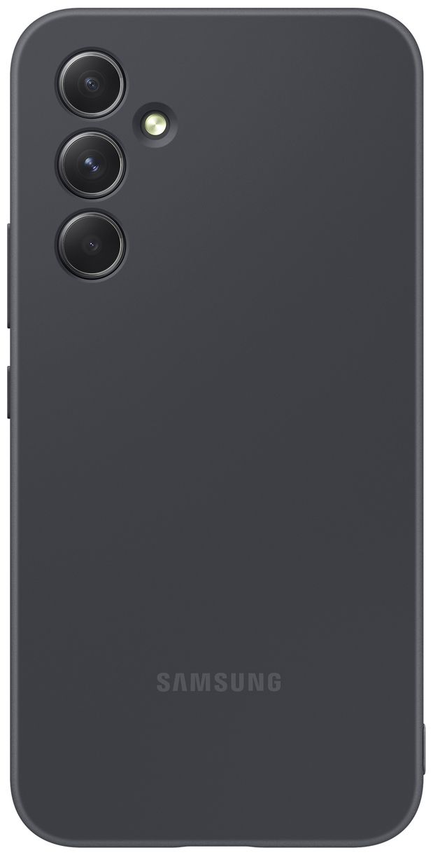 Silicone Case Cover für Samsung Galaxy A54 (Schwarz) 