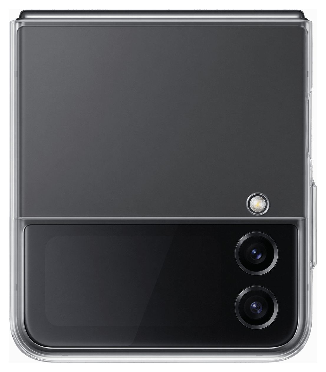 Clear Slim Cover Cover für Samsung Galaxy Z Flip4 (Transparent) 