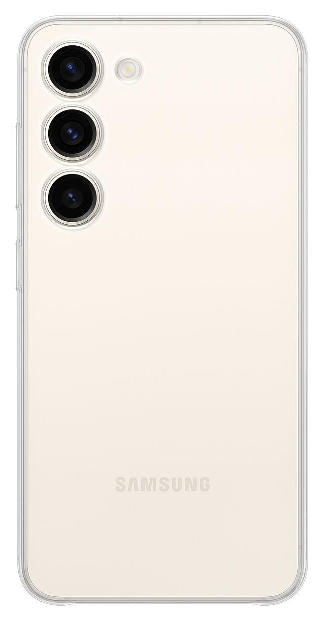 Clear Case Cover für Samsung Galaxy S23 (Transparent) 