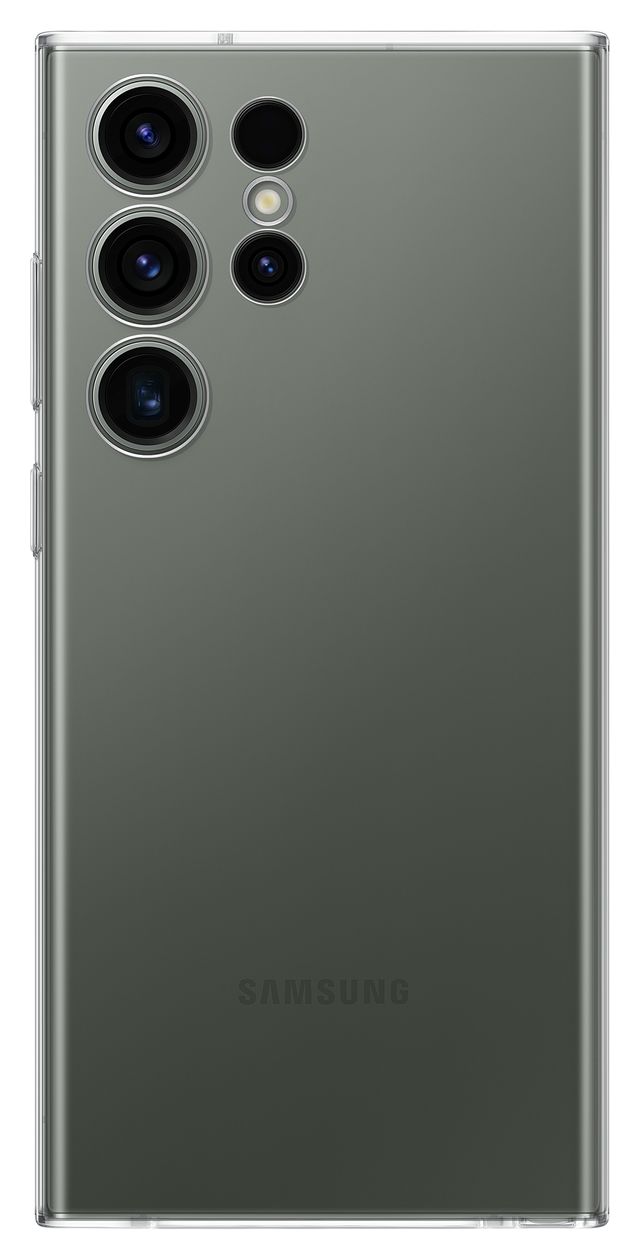 Clear Case Cover für Samsung Galaxy S23 Ultra (Transparent) 