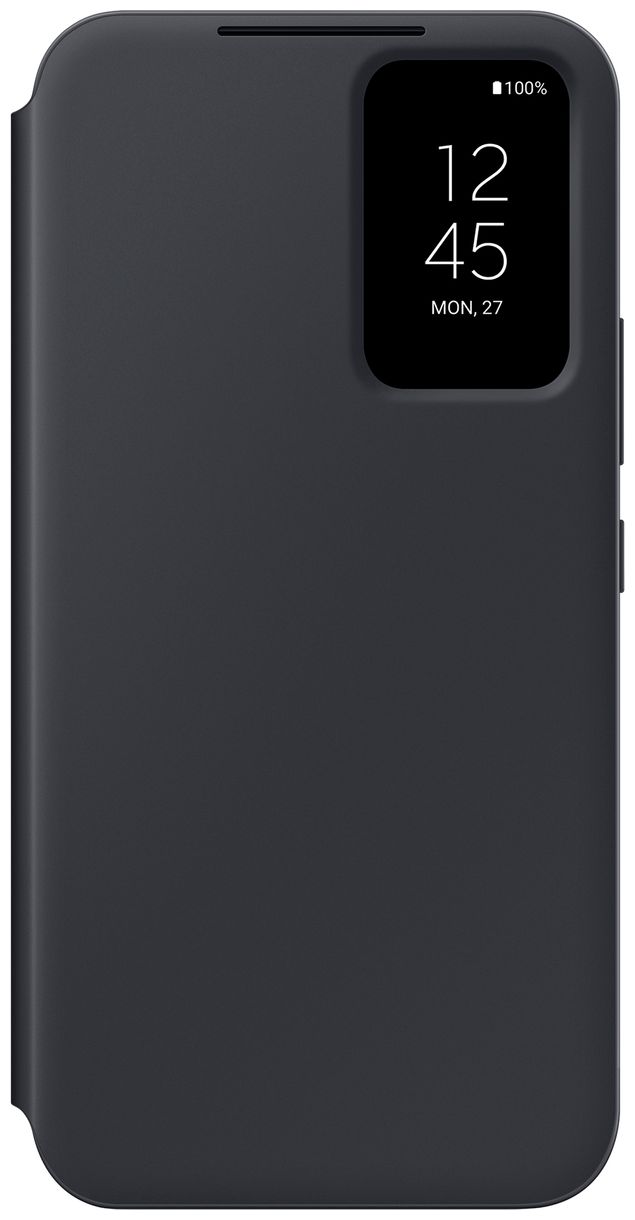 Smart View Wallet Case Geldbörsenhülle für Samsung Galaxy A54 (Schwarz) 