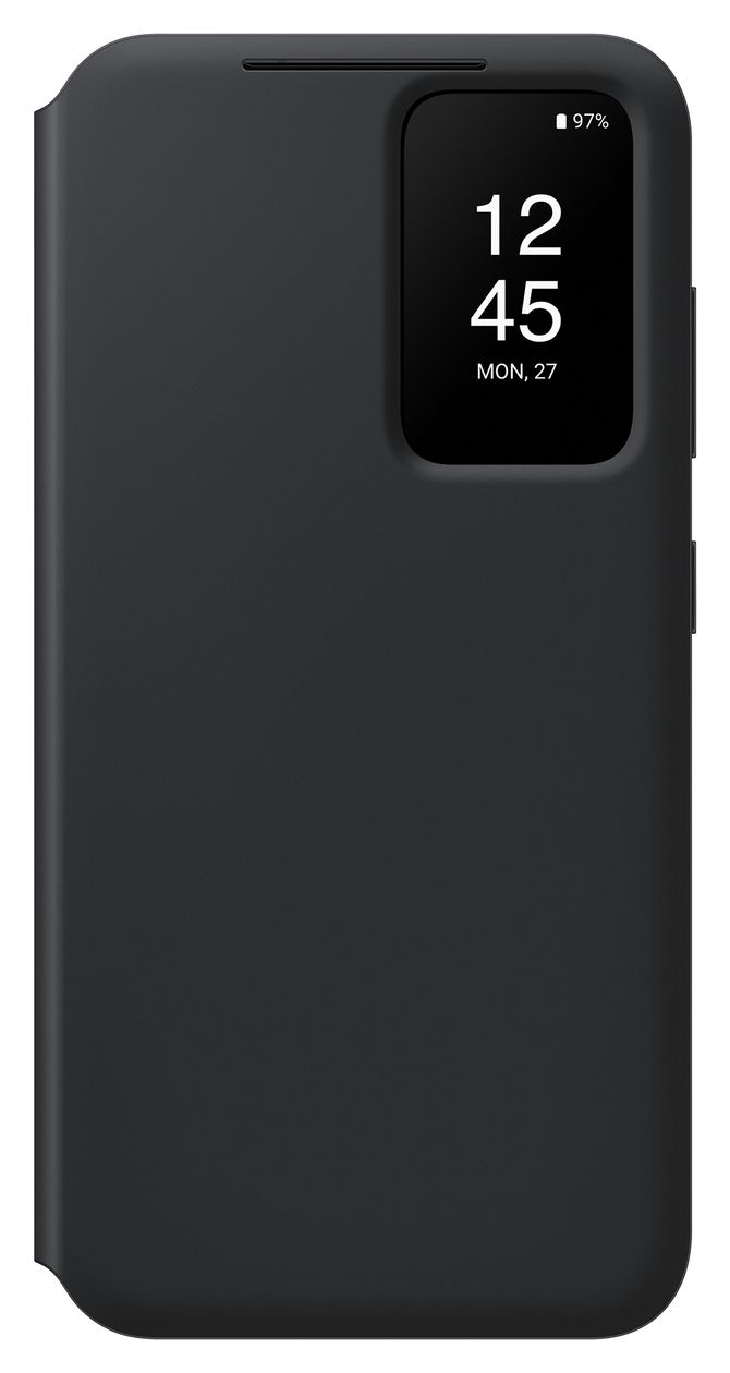 Smart View Wallet Case Folio für Samsung Galaxy S23 (Schwarz) 