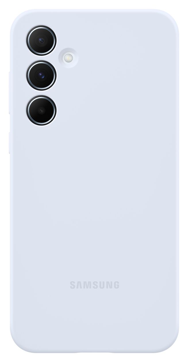 Silicone Case Cover für Samsung Galaxy A55 5G (Hellblau) 