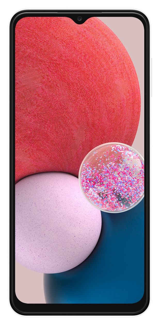 Galaxy A13 64 GB 4G Smartphone 16,8 cm (6.6 Zoll) 1,8 GHz Android 50 MP Vierfach Kamera Dual Sim WiFi 5  (Weiß) 