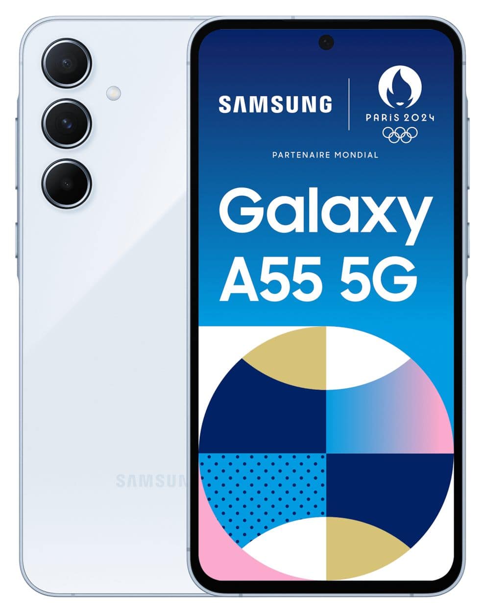Galaxy A55 256 GB 5G Smartphone 16,8 cm (6.6 Zoll) 2,0 GHz Android 50 MP Dreifach Kamera Dual Sim (Awesome Iceblue) 