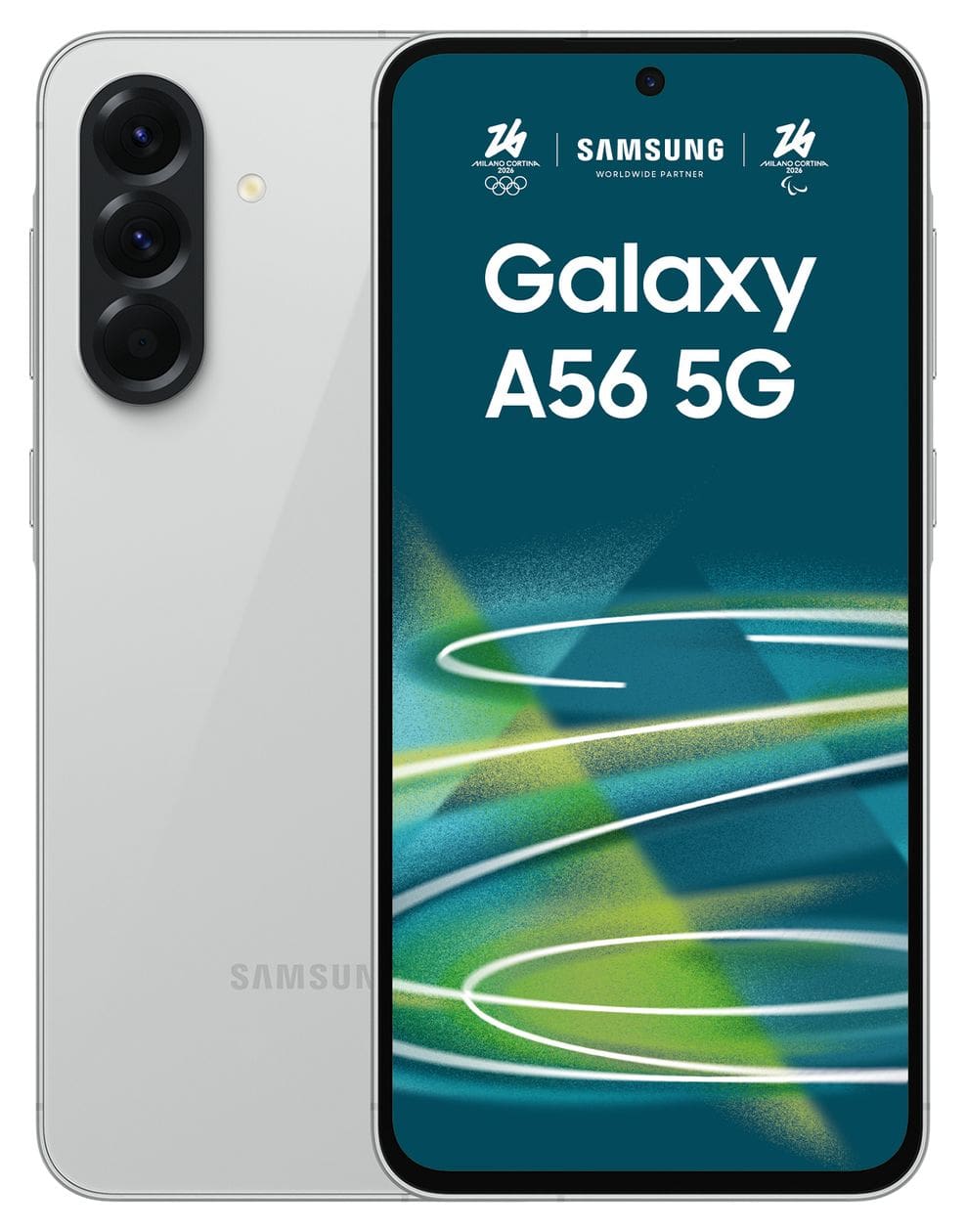 Galaxy A56 256 GB 5G Smartphone 17 cm (6.7 Zoll) Android 50 MP Dreifach Kamera Dual Sim WiFi 6 (Awesome Lightgray) 